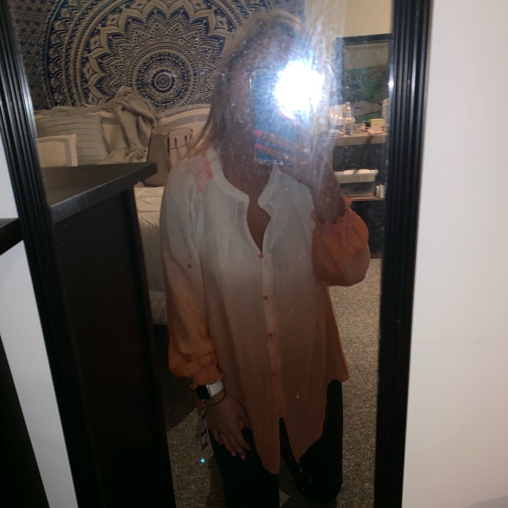 Zac & Rachel Ombr Blouse - Size Small - Bnwt